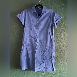Zeagoo Royal Blue Short Sleeve Dress with pockets!
